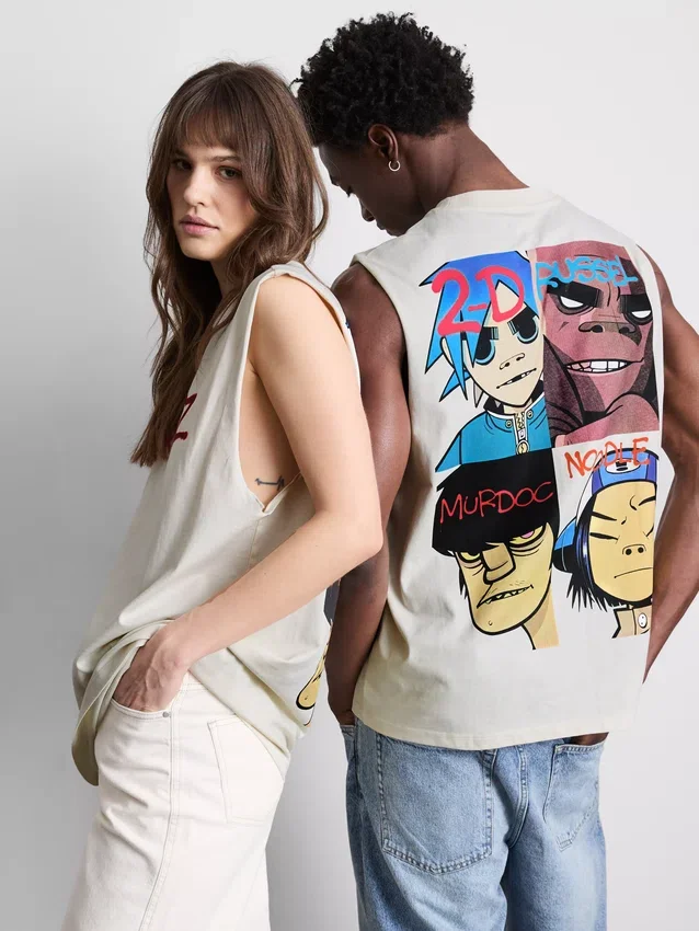 Gorillaz-grafisk tanktop