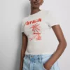 Grafisk Havana-baby-T-shirt med højt bomuldsindhold