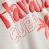 Grafisk Havana-baby-T-shirt med højt bomuldsindhold