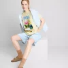 Grafisk T-shirt i bomuld