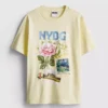 Grafisk T-shirt i bomuld
