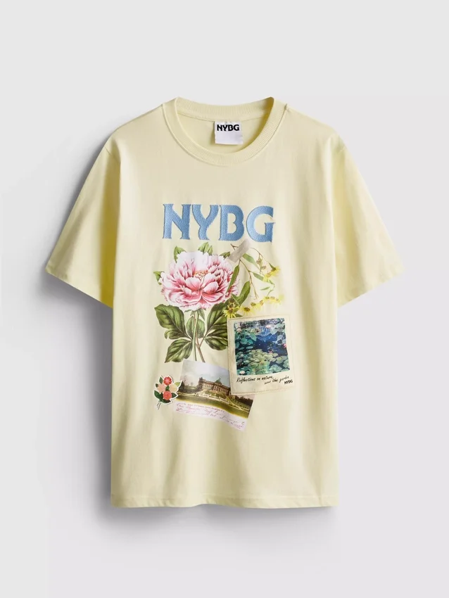 Grafisk T-shirt i bomuld