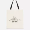 Grafisk totebag i bomuld