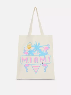 Grafisk totebag i bomuld