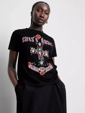 Guns N’ Roses bomulds-T-shirt med album-motiv