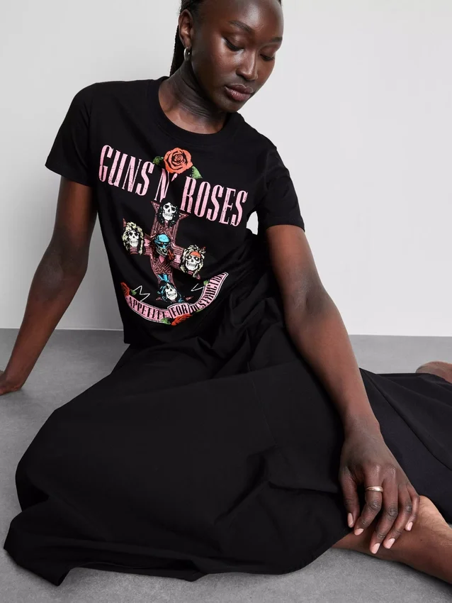 Guns N' Roses bomulds-T-shirt med album-motiv