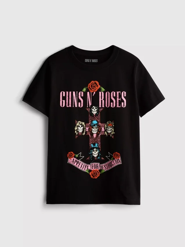 Guns N' Roses bomulds-T-shirt med album-motiv