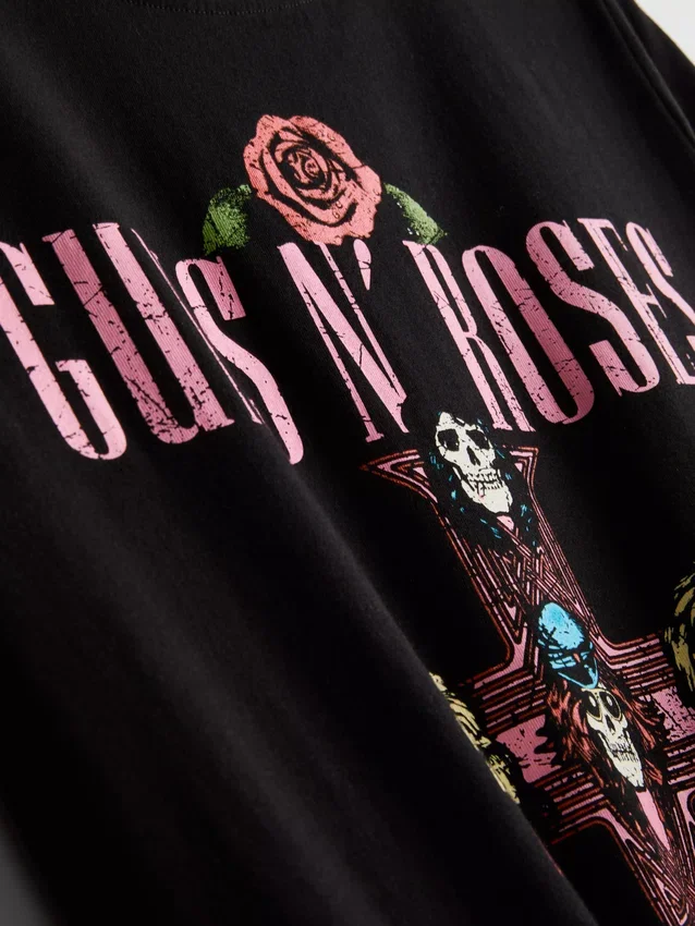 Guns N' Roses bomulds-T-shirt med album-motiv