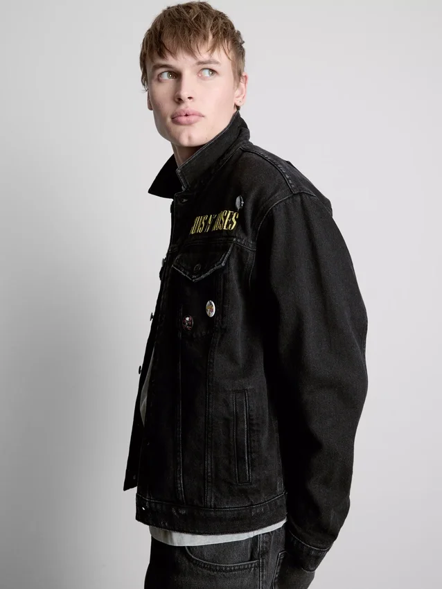 Guns N' Roses bomuldsdenimjakke