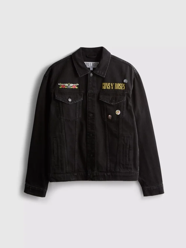 Guns N' Roses bomuldsdenimjakke