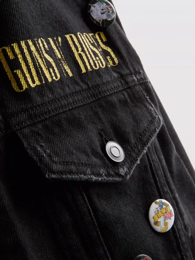Guns N' Roses bomuldsdenimjakke