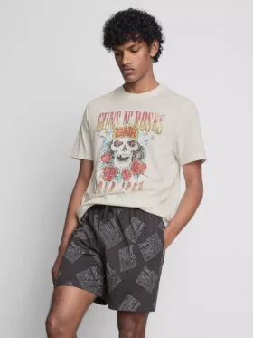 Guns N’ Roses pyjamassæt med korte Shorts