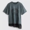 Guns N’ Roses T-shirt med blonderkant