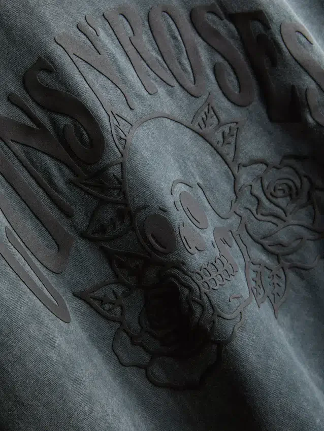 Guns N’ Roses T-shirt med blonderkant