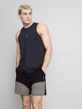 Gym-shorts med farveblokke