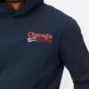 Hættetrøje med Chicago Deep Dish-grafik
