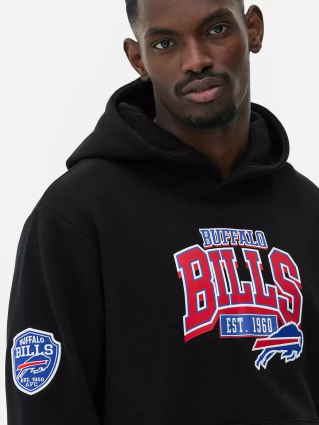 Hættetrøje med NFL Buffalo Bills-logo