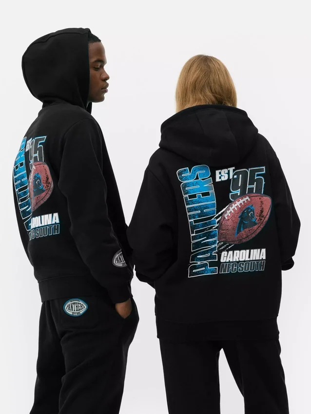 Hættetrøje med NFL Carolina Panthers-logo