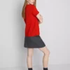 Hello Kitty bomulds-T-shirt i afslappet stil med jordbærmotiv
