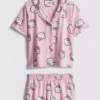 Hello Kitty-pyjamasser i kort boyfriend-stil