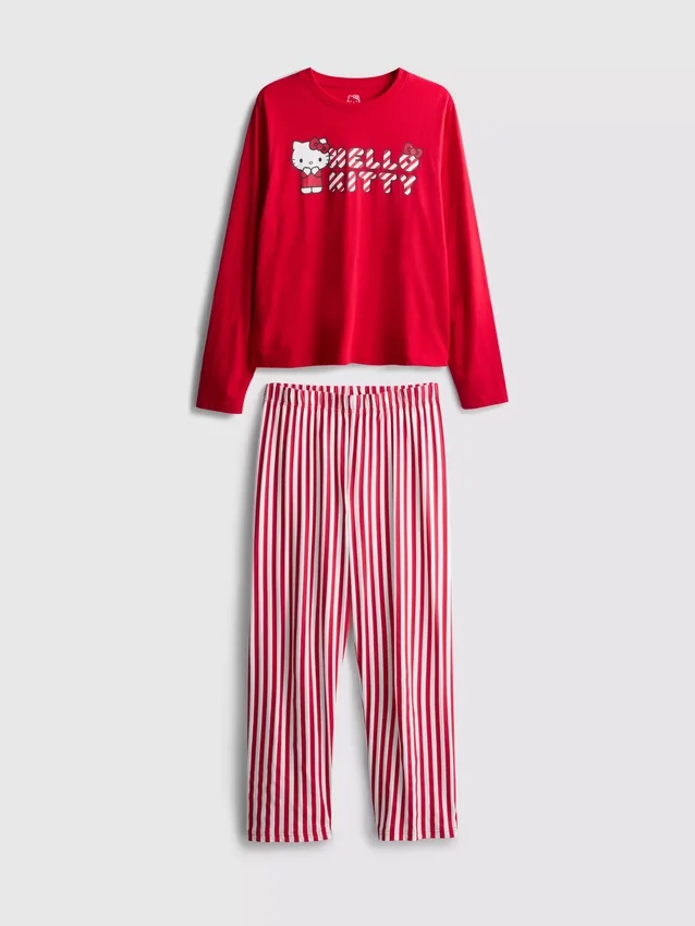 Hello Kitty-pyjamasser med striber