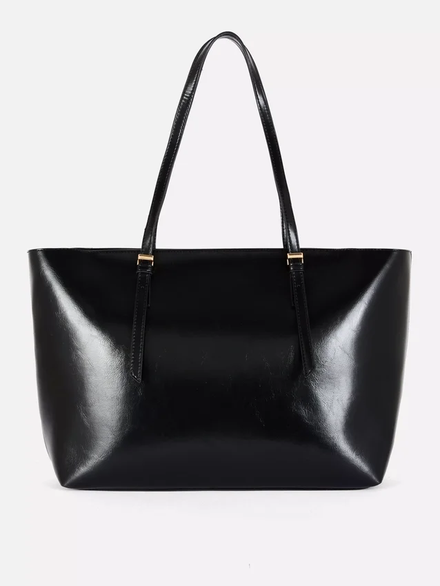 Højglanset shopper