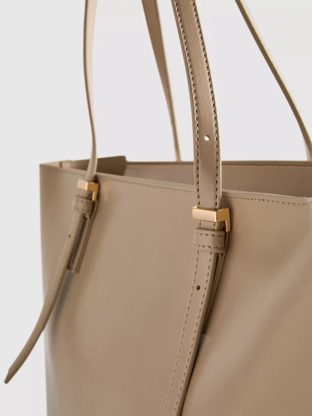 Højglanset shopper