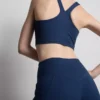 Højtaljede, glatte active-leggings med støtte