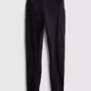 Højtaljede, glatte active-leggings med støtte