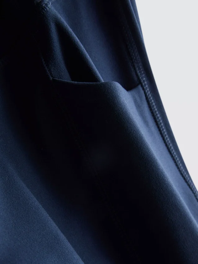 Højtaljede, glatte active-leggings med støtte