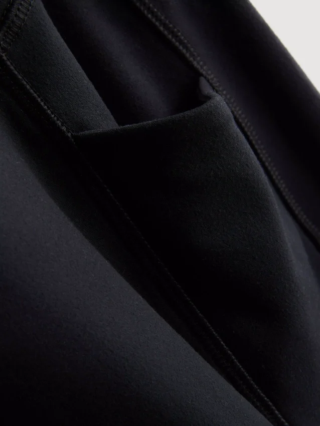 Højtaljede, glatte active-leggings med støtte