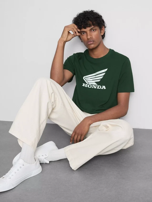 Honda-logo T-shirt med korte ærmer