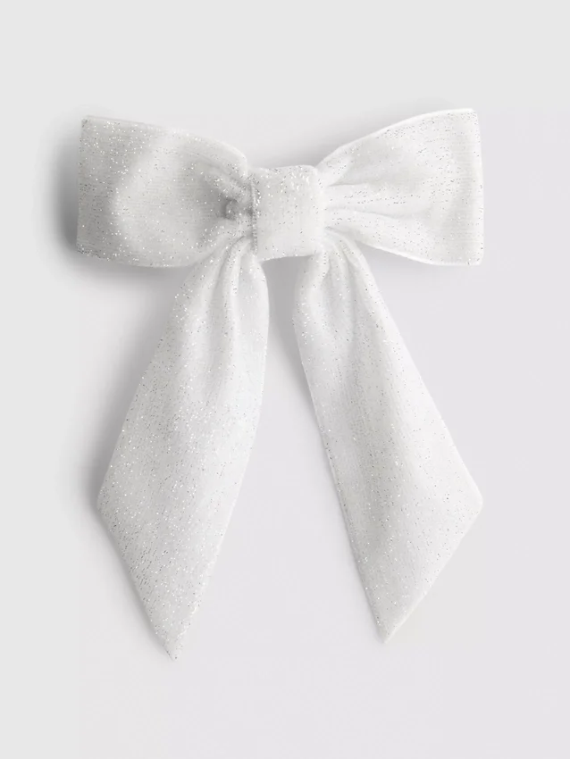 Hårspænde med glitterbue