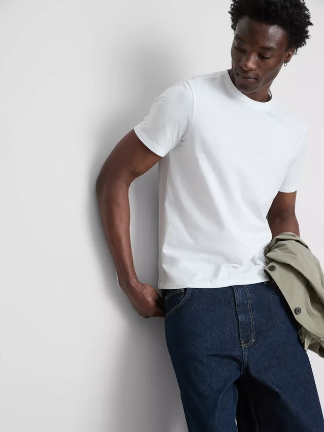 Hvid T-shirt i regular fit