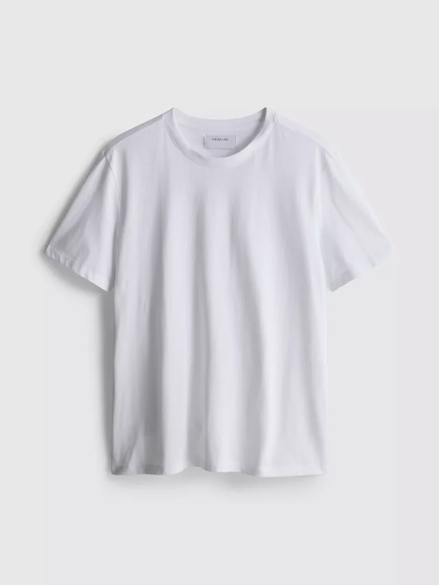 Hvid T-shirt i regular fit