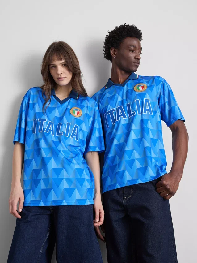 Italiensk T-shirt med korte ærmer