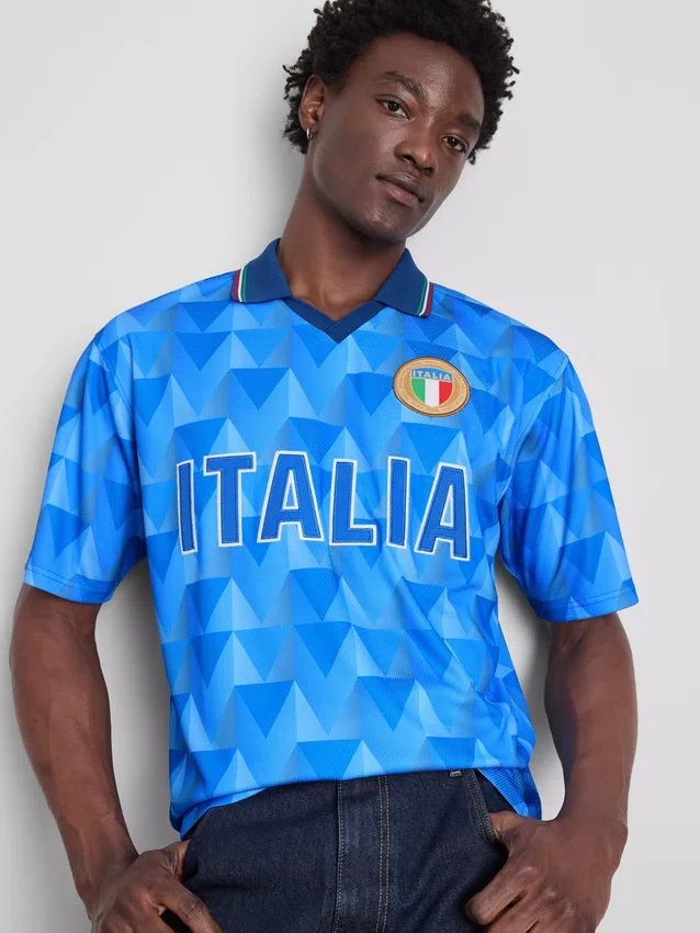 Italiensk T-shirt med korte ærmer