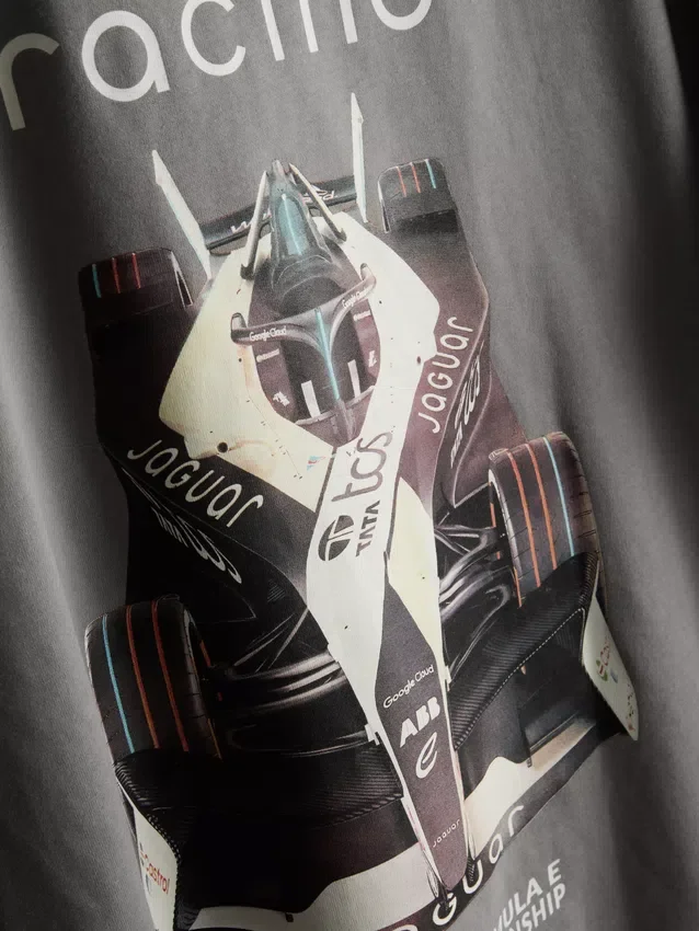 Jaguar TCS Racing-skjorte med grafisk print