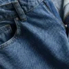 Jeans i bomuldsdenim med konisk, lige ben