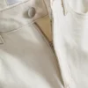 Jeans i bomuldsdenim med lige ben