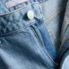 Jeans i bomuldsdenim med lige ben