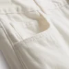 Jeans i bomuldsdenim med mellemhøj talje og brede ben
