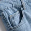 Jeans i bomuldsdenim med mellemhøj talje og brede ben