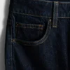 Jeans i bomuldsdenim med mellemhøj talje og lige ben