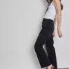 Jeans med høj talje og lige ben