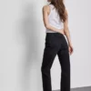 Jeans med høj talje og lige ben