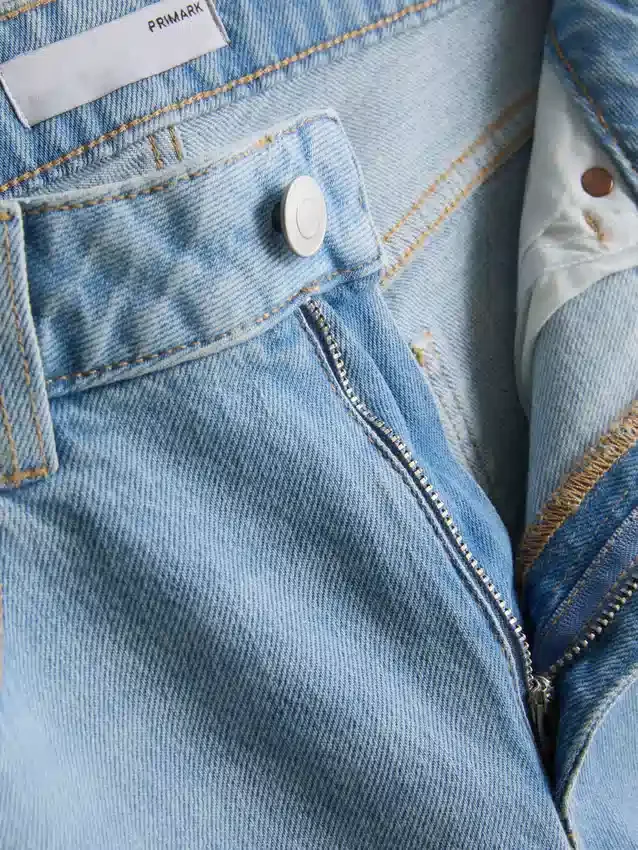 Jeans med høj talje og lige ben