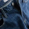 Jeans med høj talje og lige ben
