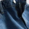 Jeans med høj talje og lige ben