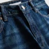 Jeans med høj talje og lige ben